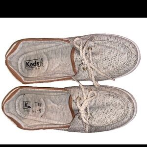 Keds Ortholite Slip In Tan Canvas Memory Foam Women’s Size 7 Sneakers